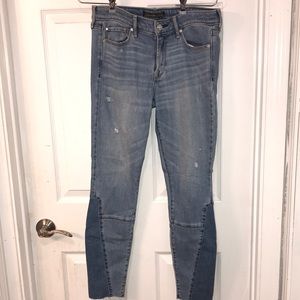 High rise Abercrombie & fitch ankle jean